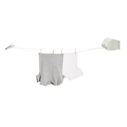 Home 35m 5 Line Retractable Outdoor Clothes Airer | Garden Washing Line Drying