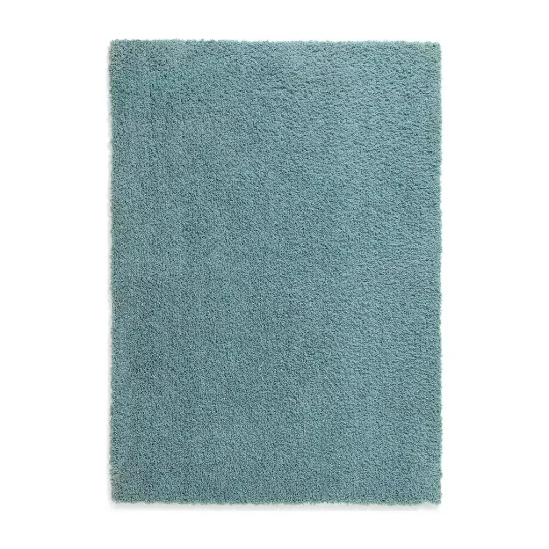Recycled Cosy Plain Shaggy Rug - 160x230cm - Blue | Soft Eco Living Rug Recycled Cosy Plain Shaggy Rug - 160x230cm - Blue | Soft Eco Living Rug