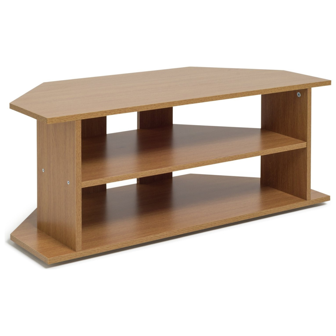Corner TV Unit - Oak Corner TV Unit - Oak