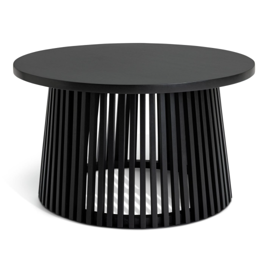 Jericho Round Coffee Table - Black | Modern Living Room Furniture Table