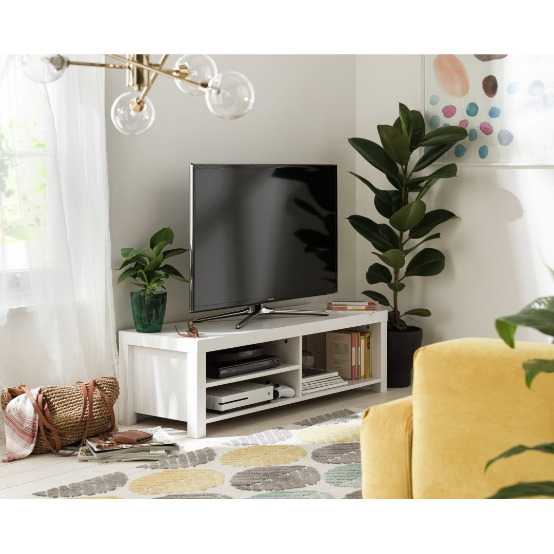 Charlie TV Unit - White | Modern Storage Cabinet Living Entertainment Charlie TV Unit - White | Modern Storage Cabinet Living Entertainment
