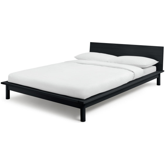 Akio Kingsize Platform Bed Frame - Black ( B Grade 32618  )