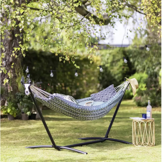 Hammock with Metal Stand | Outdoor Garden Hanging Chair Furniture