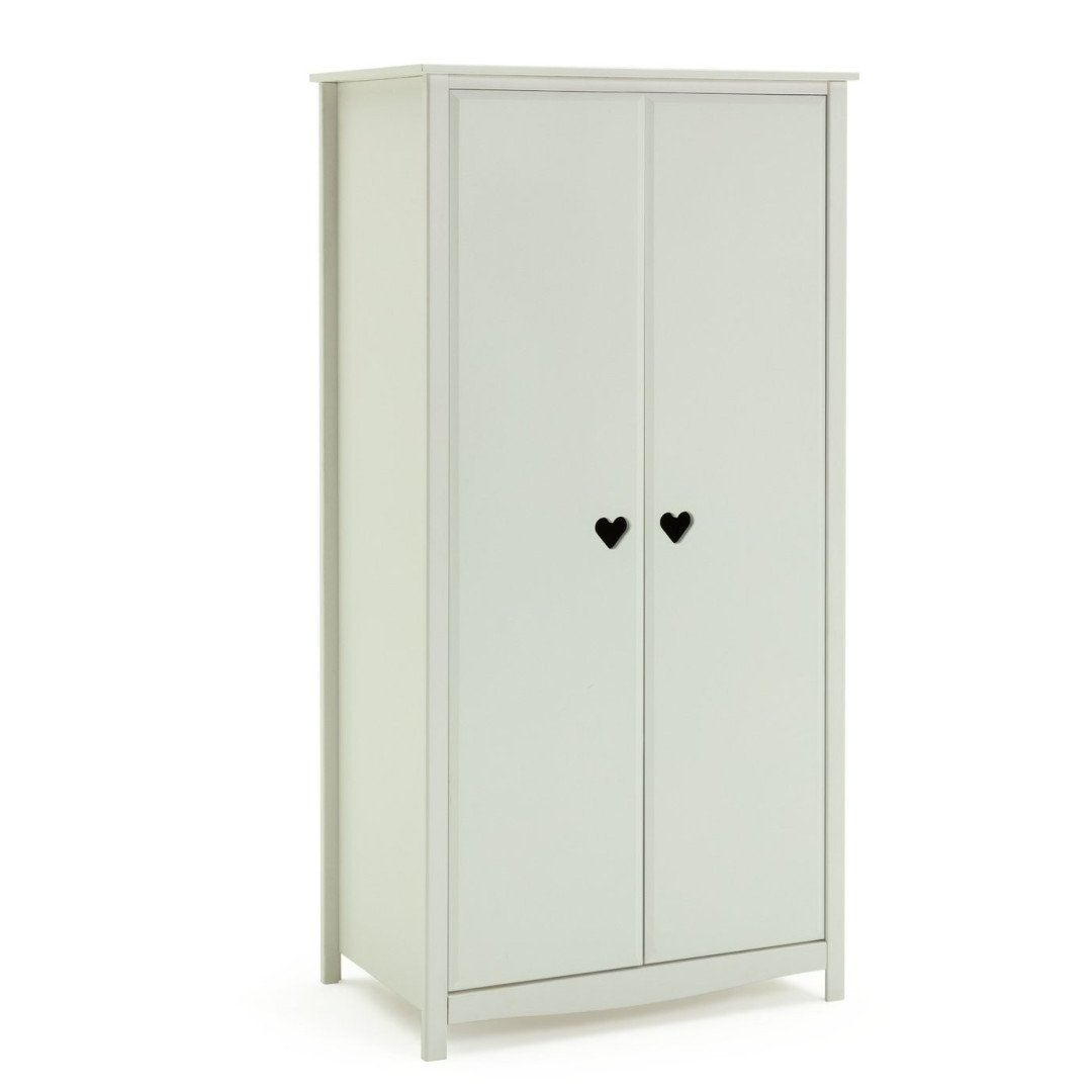 Mia 2 Door Wardrobe - White | Charming Clothing Organization Mia 2 Door Wardrobe - White | Charming Clothing Organization