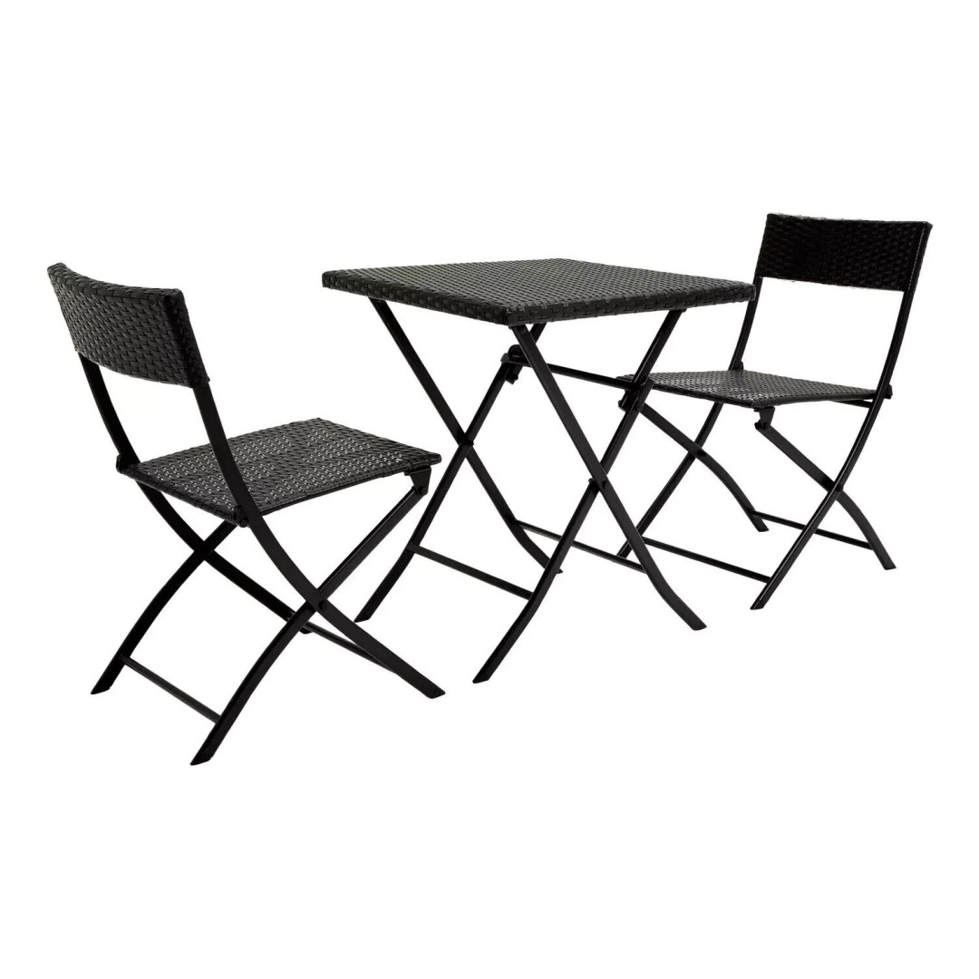Hereford 2 Seater Folding Metal Garden Bistro Set Hereford 2 Seater Folding Metal Garden Bistro Set