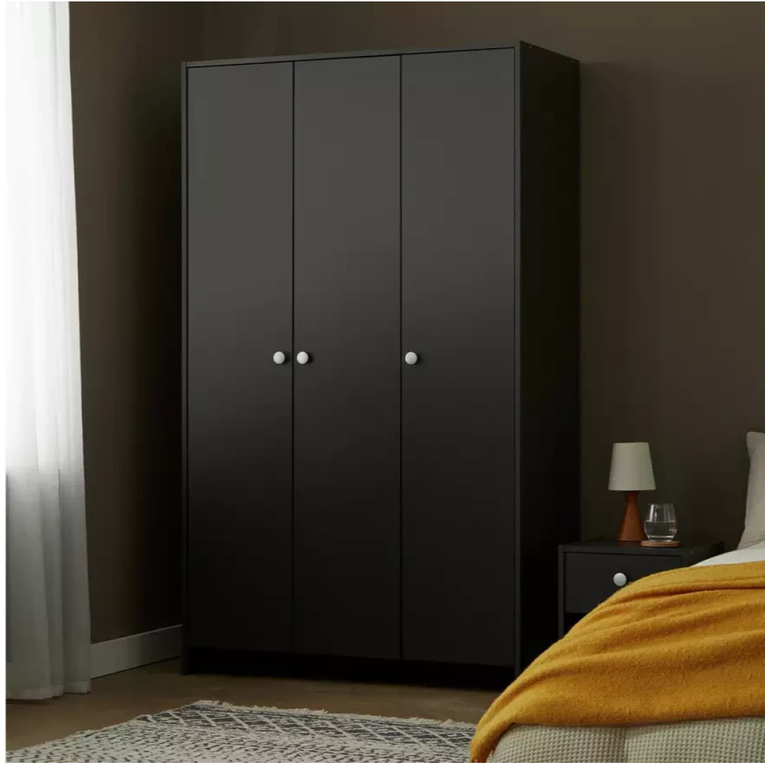 Seville 3 Door Wardrobe - Anthracite ( B Grade ) Seville 3 Door Wardrobe - Anthracite ( B Grade )