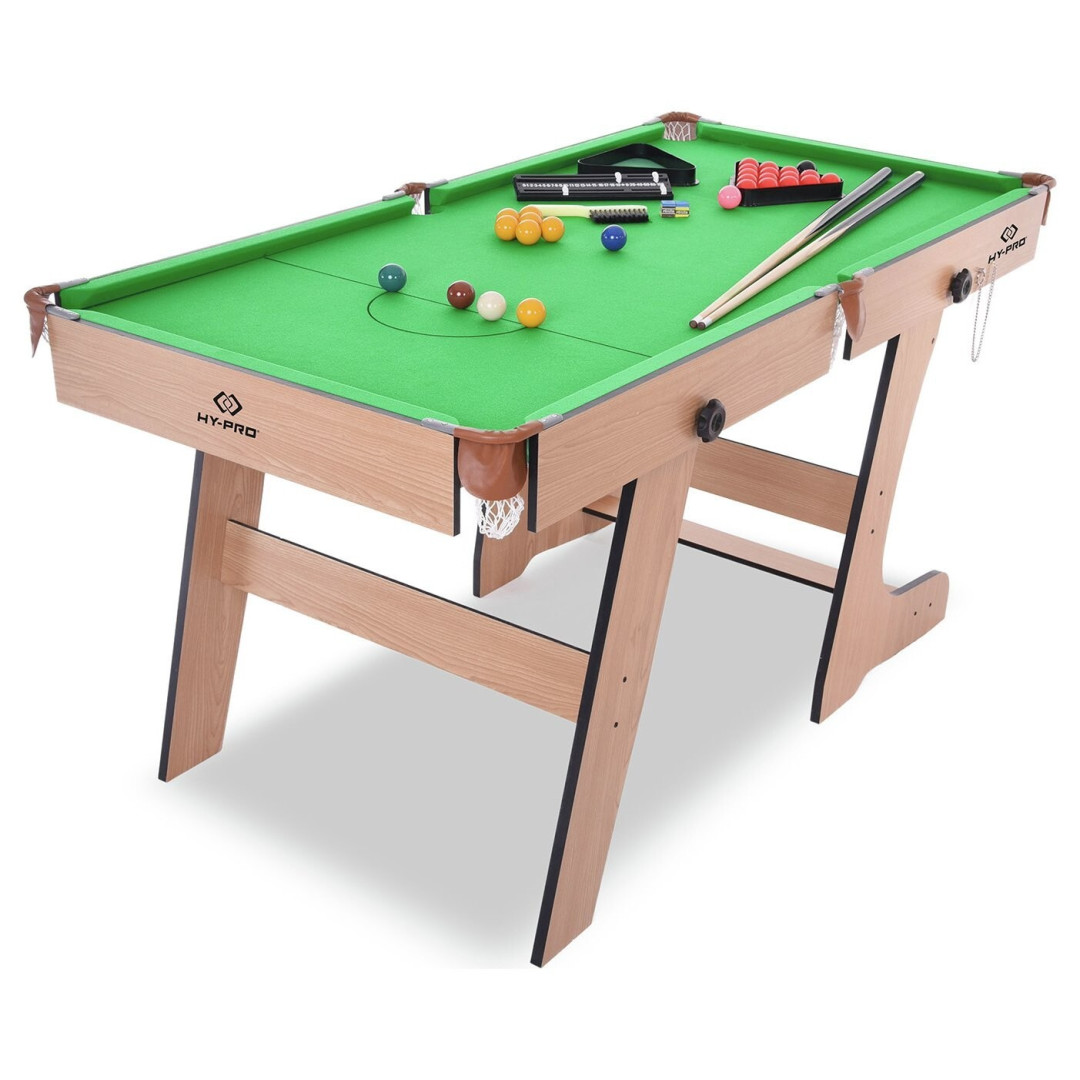 Hy-Pro 5ft Folding Snooker and Pool Table ( B Grade ) Hy-Pro 5ft Folding Snooker and Pool Table ( B Grade )