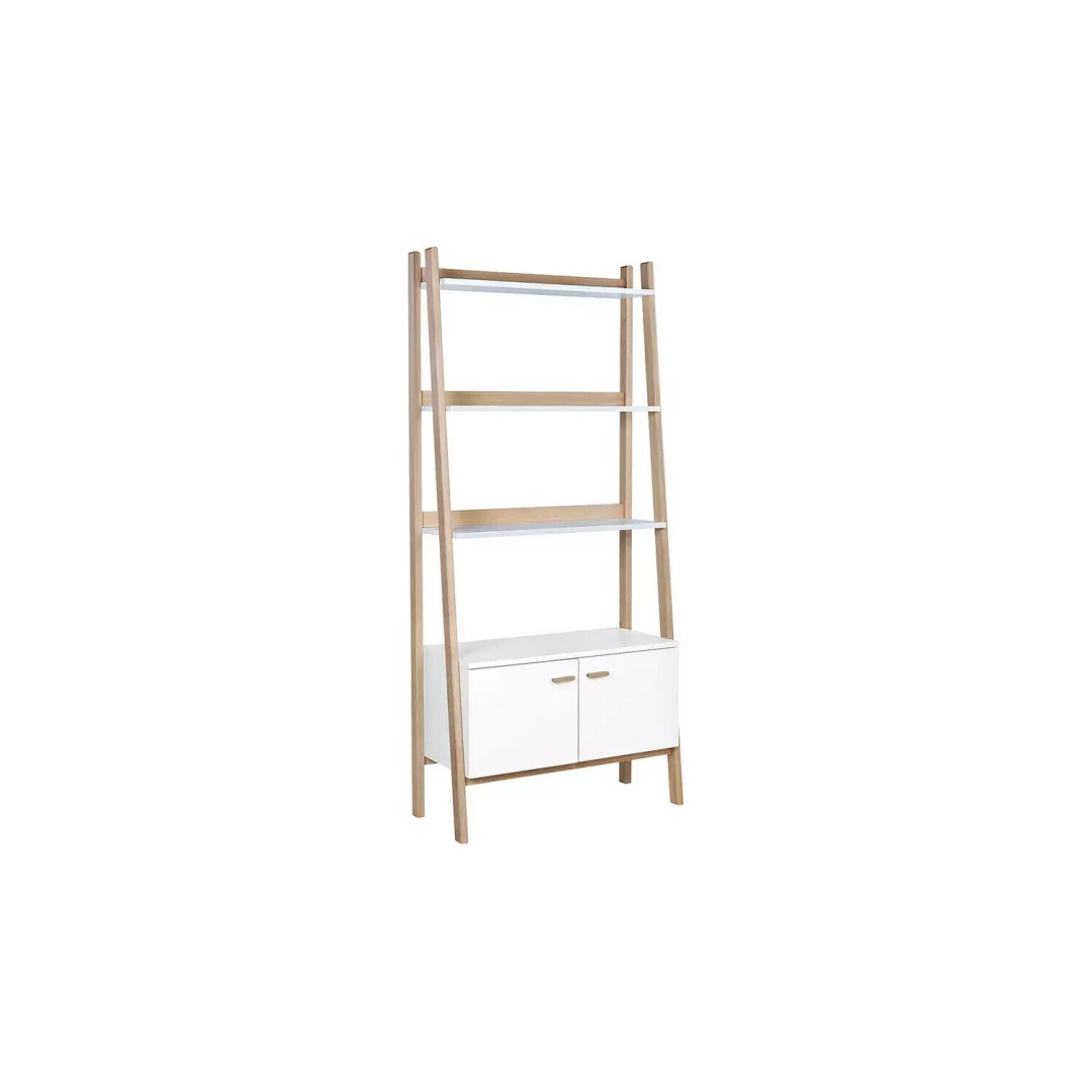 Jerry Tall Ladder Shelf - White Jerry Tall Ladder Shelf - White