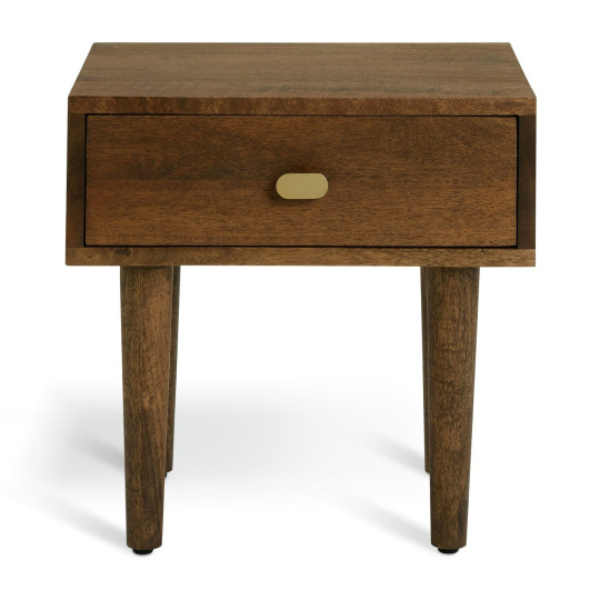 Armi 1 Drawer Bedside Table - Mango | Stylish Nightstand Design