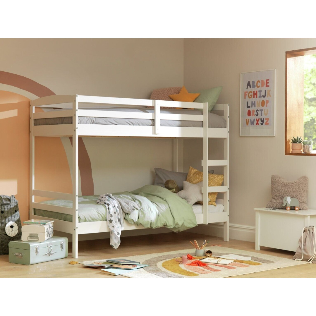 Josie Shorty Bunk Bed Frame - White Josie Shorty Bunk Bed Frame - White