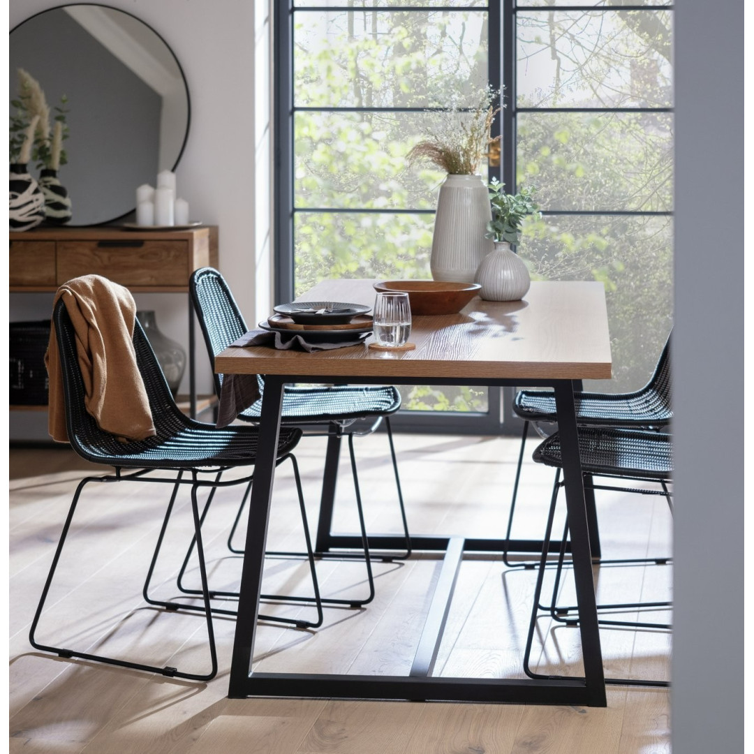 Nomad 160cm Dining Table - Natural | Rectangular dining table Nomad 160cm Dining Table - Natural | Rectangular dining table