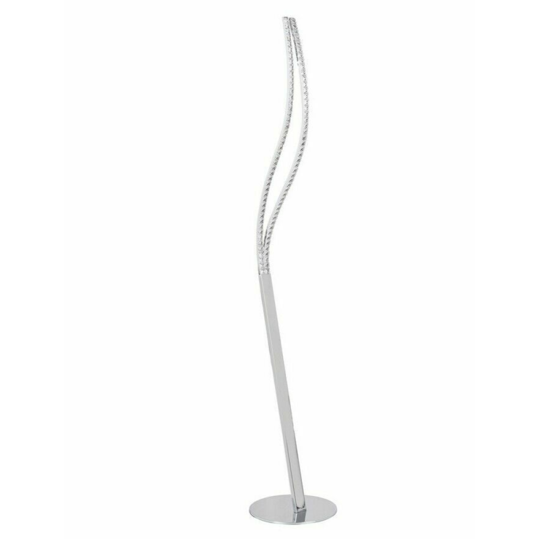 Sophia LED Floor Lamp - Chrome | Modern Standing Light Living Room Home Lighting Sophia LED Floor Lamp - Chrome | Modern Standing Light Living Room Home Lighting