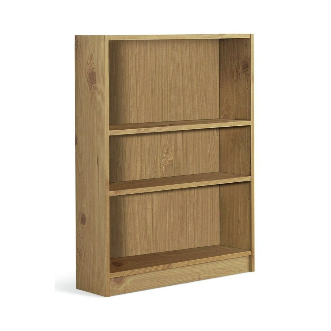 Essentials Apley Short Bookcase - Oak Effect Essentials Apley Short Bookcase - Oak Effect