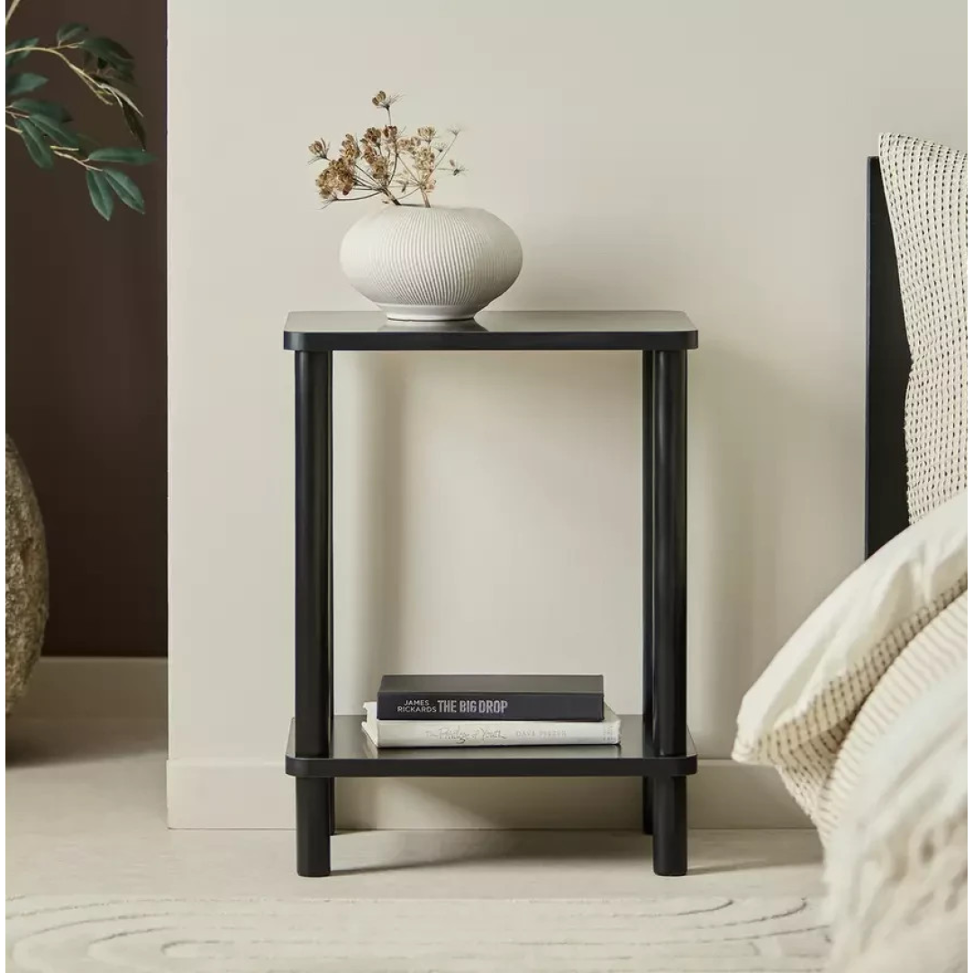 Home Andrea Set of 2 Bedside Tables Black | Bedroom Nightstand Furniture Set Home Andrea Set of 2 Bedside Tables Black | Bedroom Nightstand Furniture Set