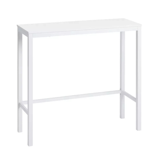 Toby 2 Seater Bar Table - White | Modern Kitchen Counter Dining Furniture Set