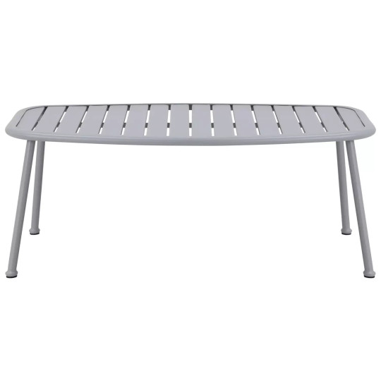 Nordic Metal Garden Table - Grey | Outdoor Patio Furniture Dining Table