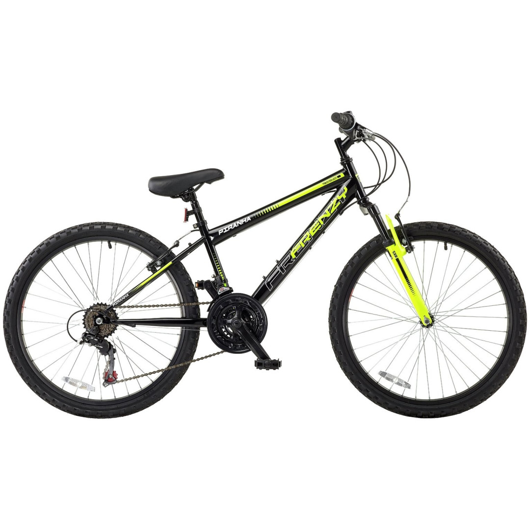 Piranha Frenzy 24 Inch Wheel Size Boys Mountain Bike ( B Grade Piranha Frenzy 24 Inch Wheel Size Boys Mountain Bike ( B Grade