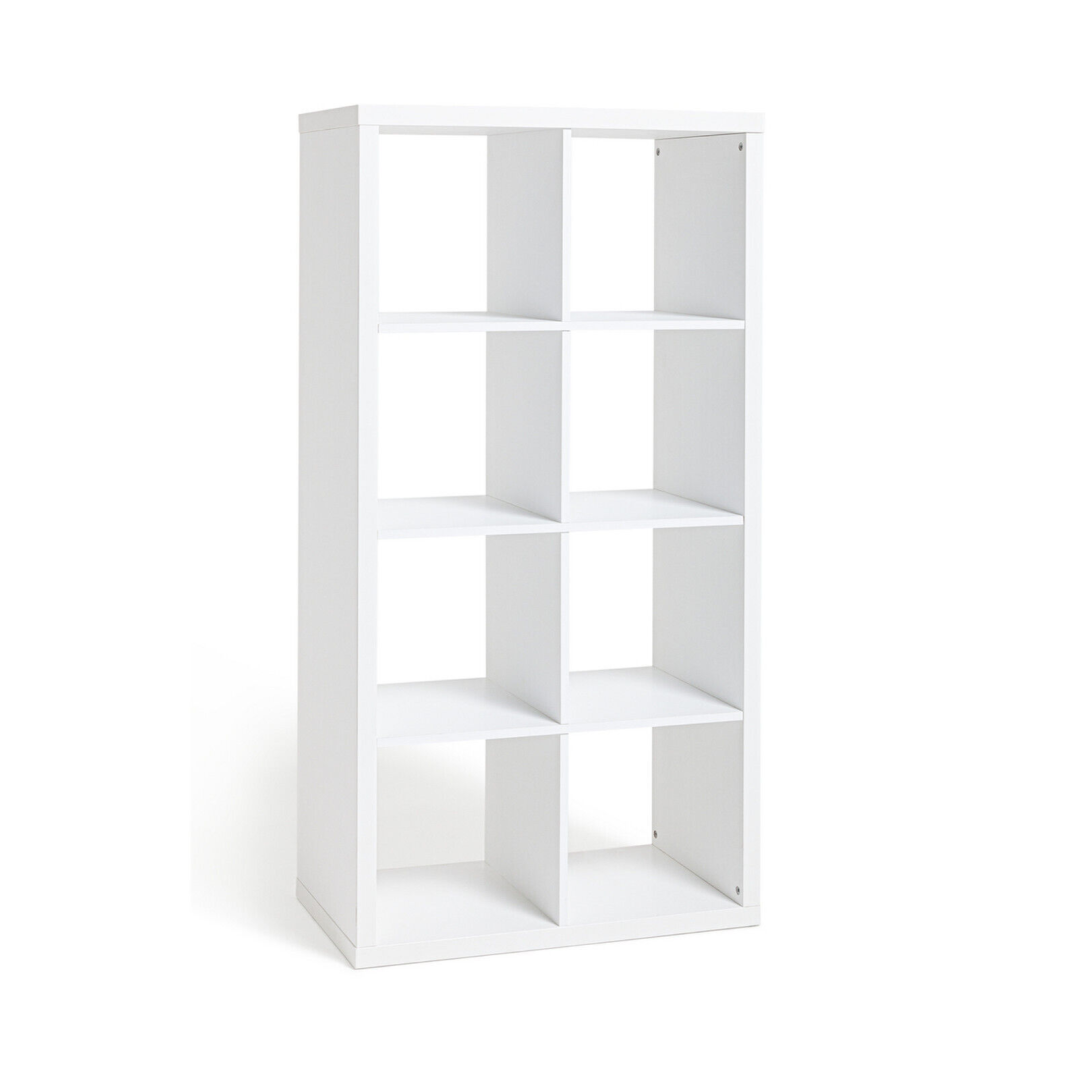 Squares Plus 8 Cube Storage Unit - White | Modular Organizer Living Room Squares Plus 8 Cube Storage Unit - White | Modular Organizer Living Room