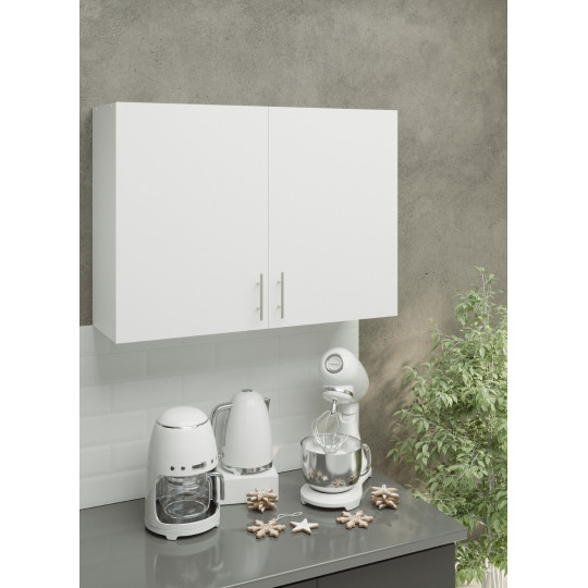 JD Greta Kitchen Wall Unit 1000mm Kitchen Cabinet - White Matt (A-)