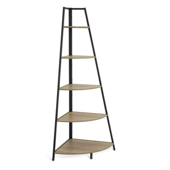 Loft Living Medium Corner Shelving Unit - Oak ( B Grade 56444 )