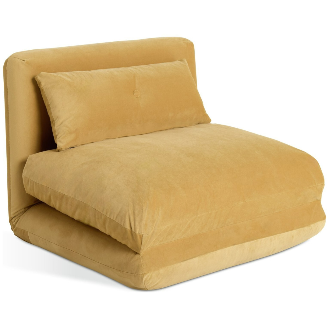 Lexi Fabric Chair Bed - Camel Lexi Fabric Chair Bed - Camel