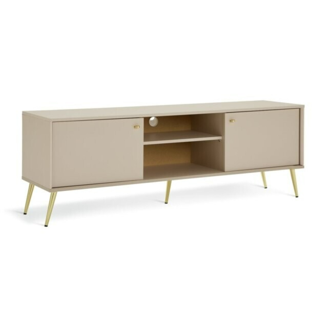 Moana 2 Door TV Unit - Natural | Wooden Effect TV Stand Cabinet Media Storage Moana 2 Door TV Unit - Natural | Wooden Effect TV Stand Cabinet Media Storage