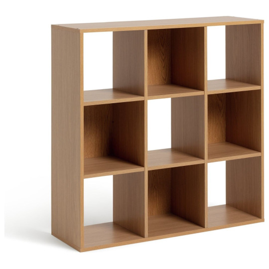 Home Squares 9 Cube Storage Unit - Oak Effect | Organizer Storage