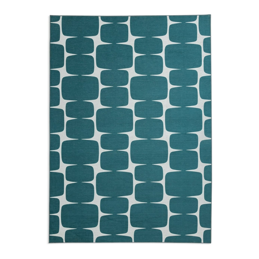 x Scion Lohko Printed Rug - 120 x 170cm -Teal x Scion Lohko Printed Rug - 120 x 170cm -Teal