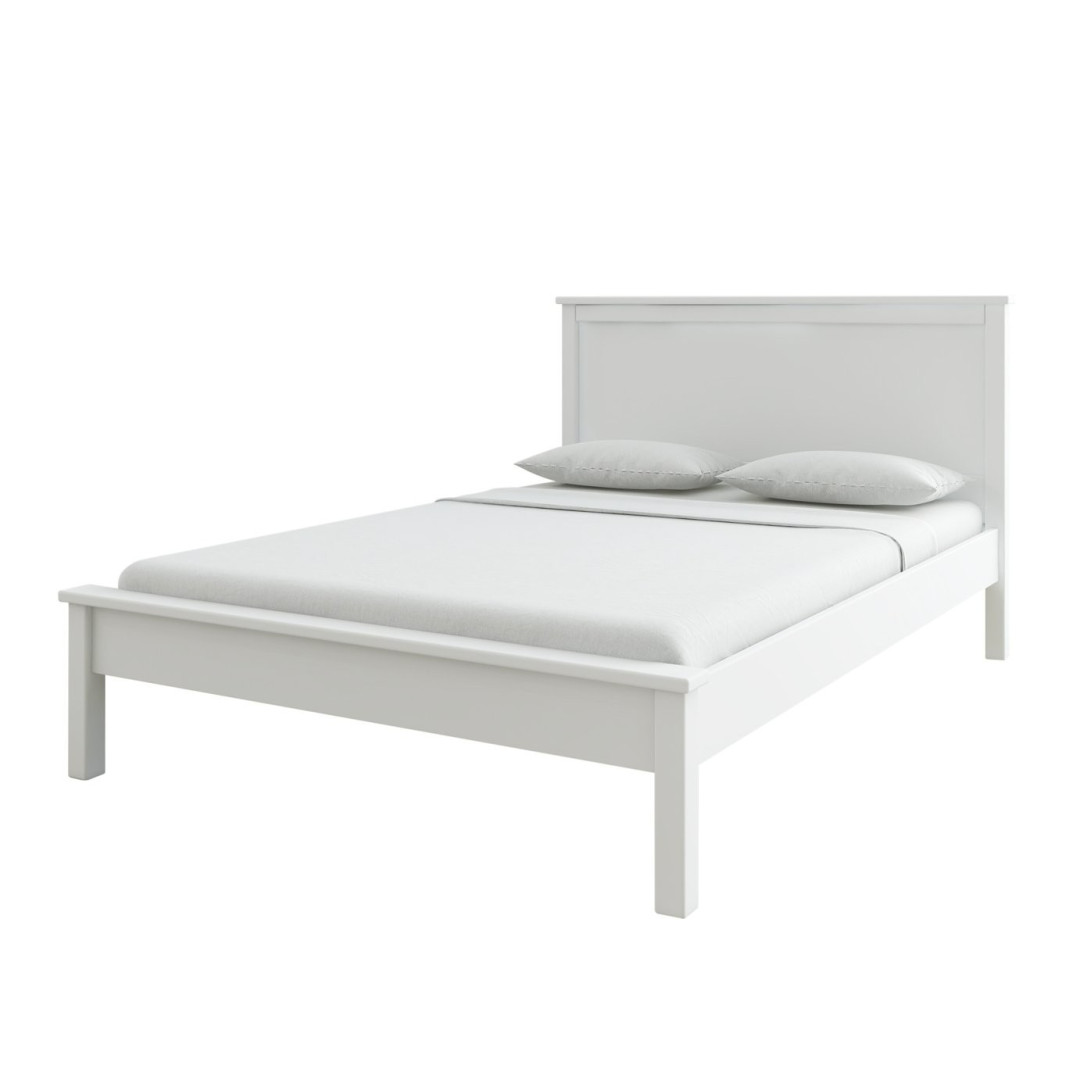 Brooklyn Small Double Wooden Bed Frame - White | Small double bed for small room Brooklyn Small Double Wooden Bed Frame - White | Small double bed for small room
