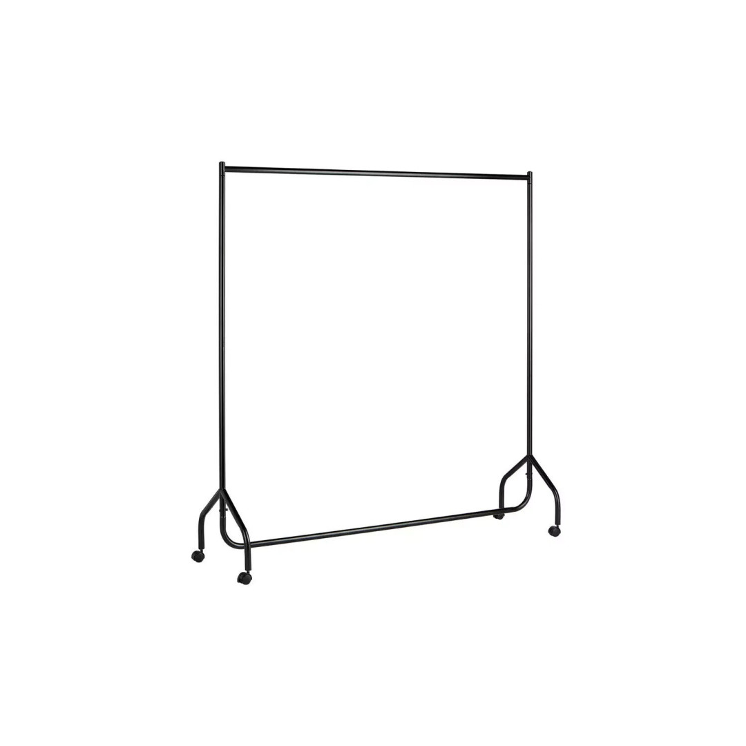 Home Single Heavy Duty Clothes Rail Black | Sturdy Durable Wardrobe Rail Clothes Home Single Heavy Duty Clothes Rail Black | Sturdy Durable Wardrobe Rail Clothes
