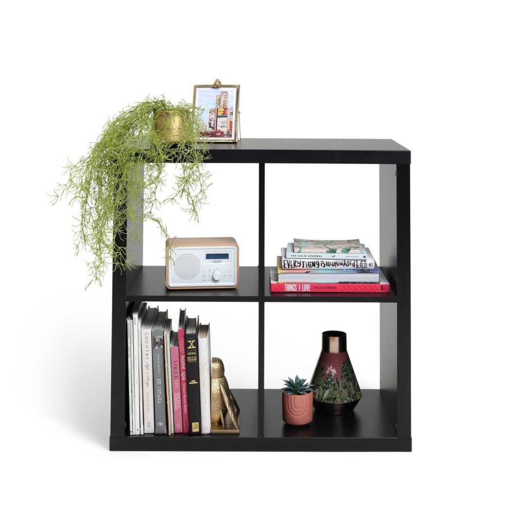 Squares Plus 4 Cube Storage Unit - Black Squares Plus 4 Cube Storage Unit - Black