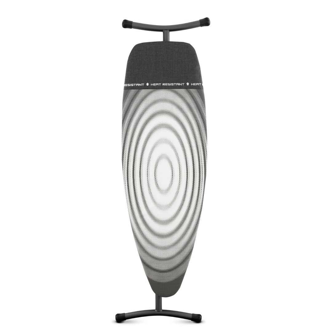 Brabantia 135 x 45cm Ironing Board Titan Oval | Extra Wide Heat Resistant Cover Brabantia 135 x 45cm Ironing Board Titan Oval | Extra Wide Heat Resistant Cover