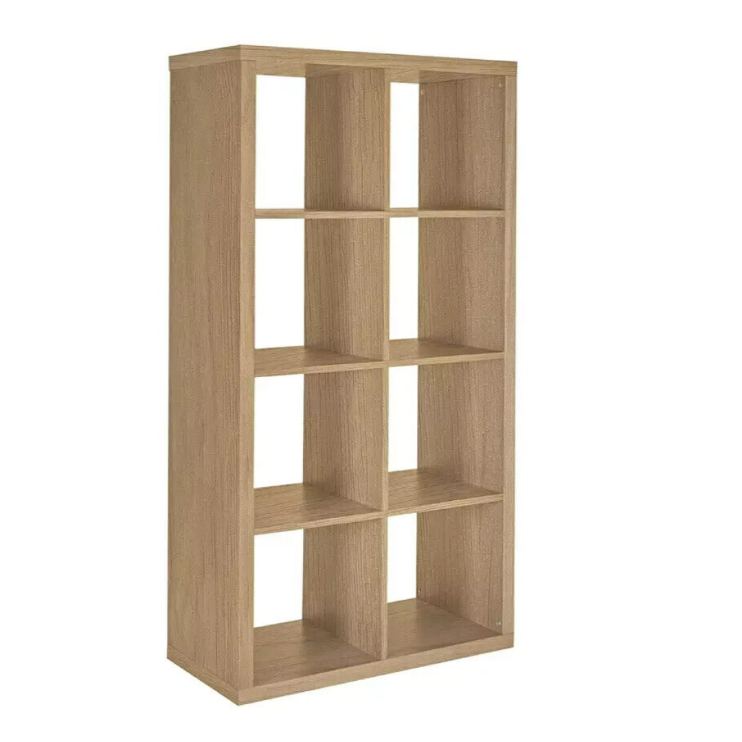 Squares Plus 8 Cube Storage Unit - Dark Oak | Organizer Living Office Squares Plus 8 Cube Storage Unit - Dark Oak | Organizer Living Office