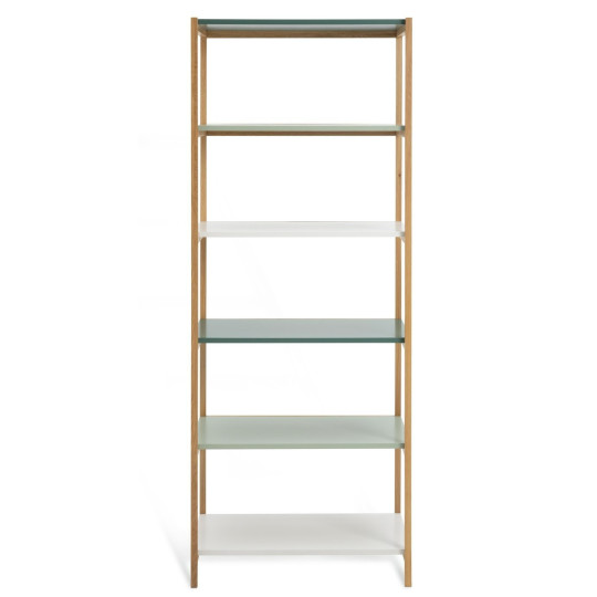 Jive Tall Shelving Unit - Green | Stylish Display Feature