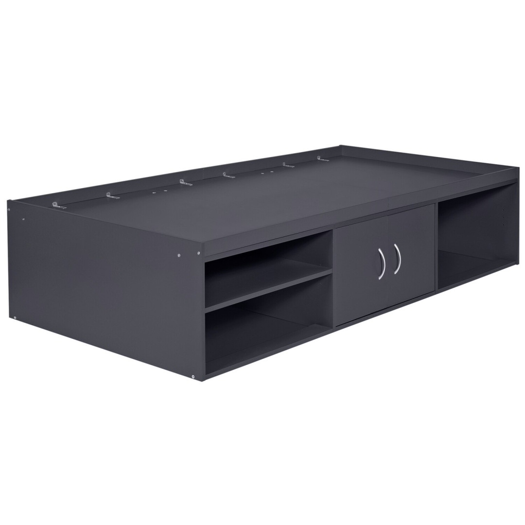 Freddie Cabin Bed Frame - Anthracite | Grey Kids Storage Bed Frame with Drawers Freddie Cabin Bed Frame - Anthracite | Grey Kids Storage Bed Frame with Drawers