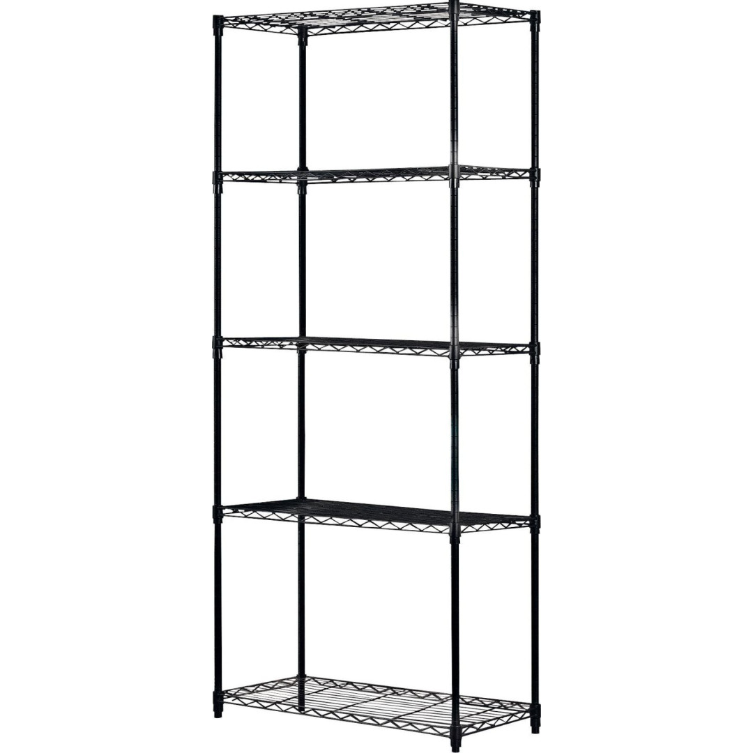5 Tier Heavy Duty Steel Garage Shelving Storage Unit Small 5 Tier Heavy Duty Steel Garage Shelving Storage Unit Small