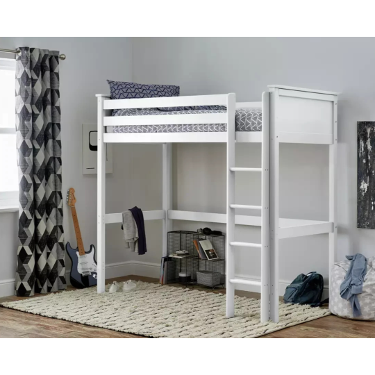 Brooklyn High Sleeper Bed Frame - White