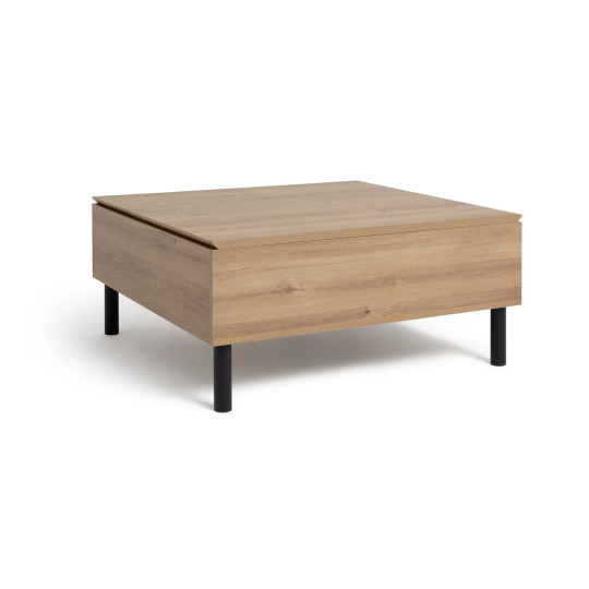 Home Loft Living Lift Up Coffee Table - Natural | Hidden Storage Solution
