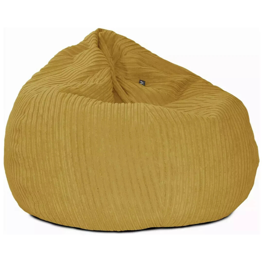 Rucomfy Jumbo Cord Slouchbag Bean Bag - Mustard | Mustard Beanbag Chair Seating Rucomfy Jumbo Cord Slouchbag Bean Bag - Mustard | Mustard Beanbag Chair Seating