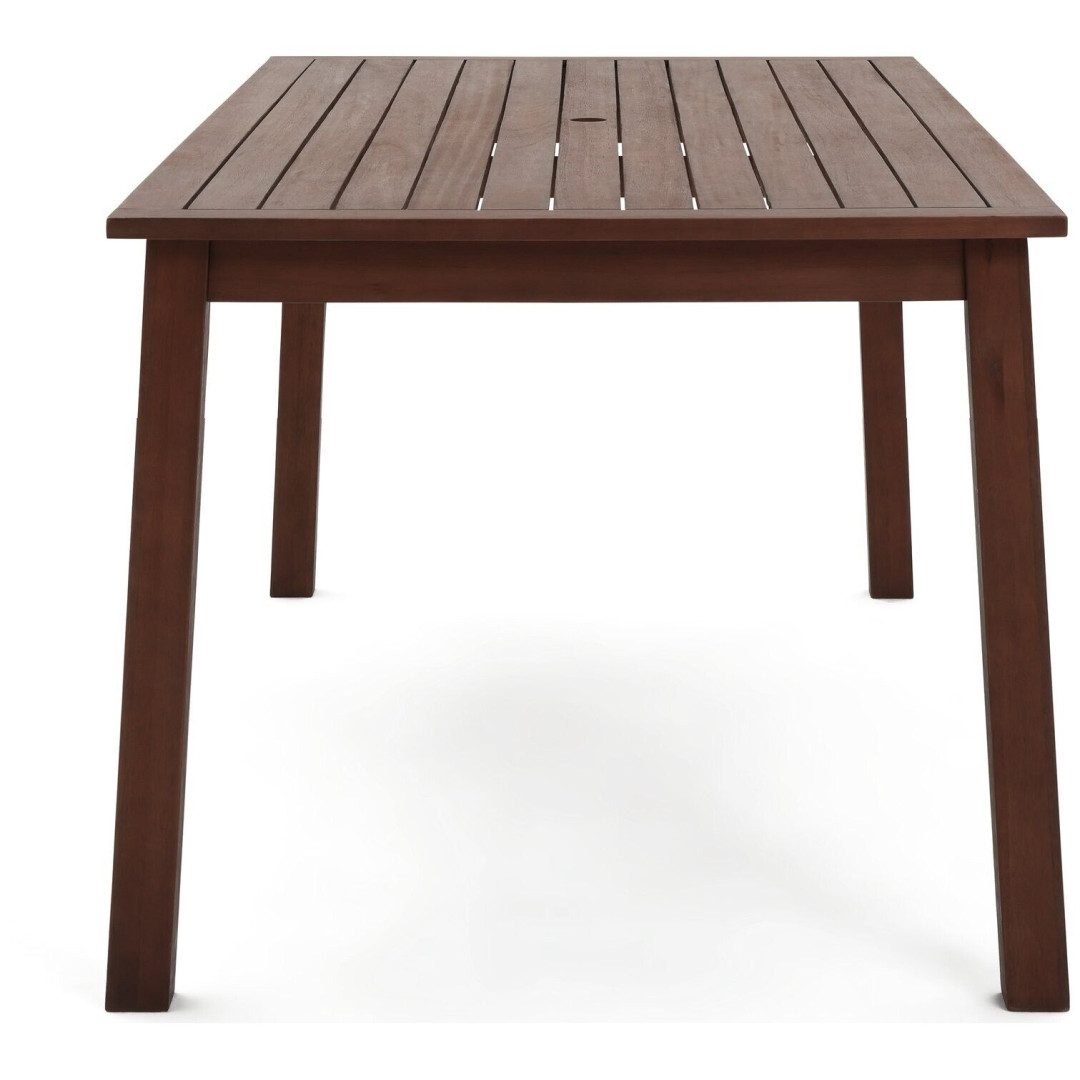 Amalfi 6 Seater Wooden Table - Brown Amalfi 6 Seater Wooden Table - Brown
