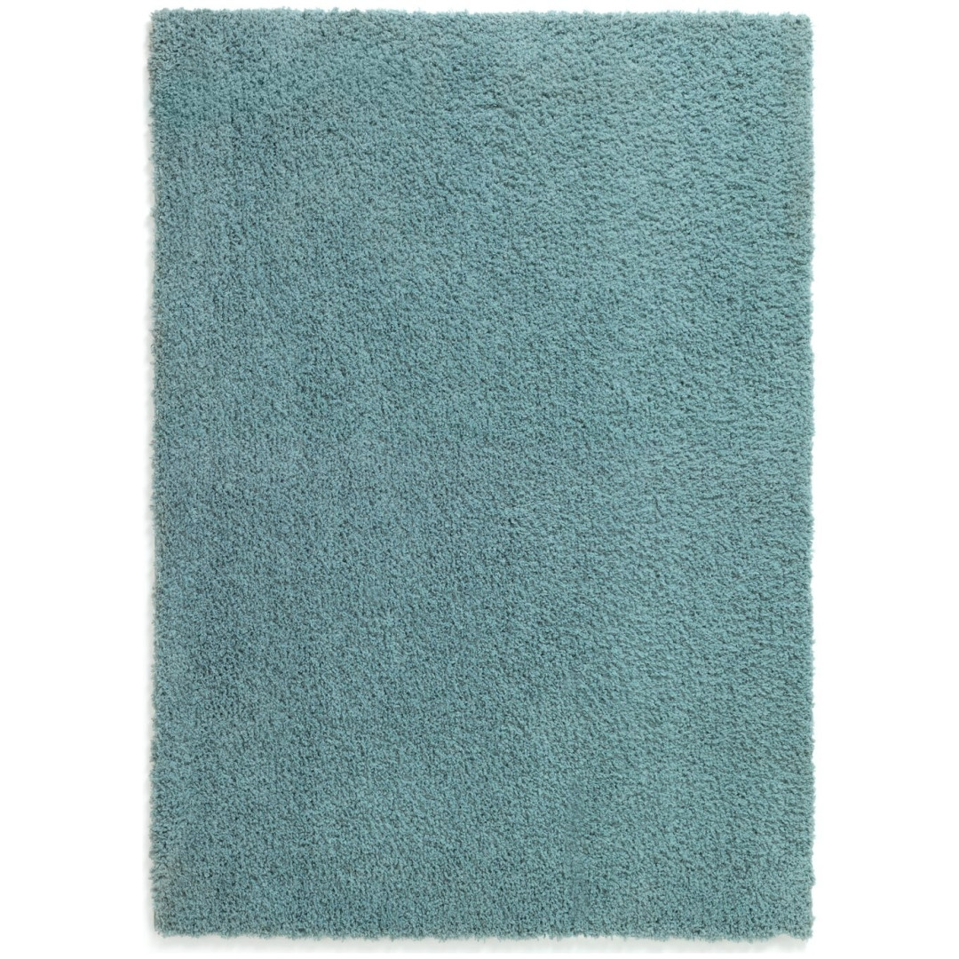 Recycled Cosy Plain Shaggy Rug - 80x150cm - Blue | Soft Eco Carpet Mat Recycled Cosy Plain Shaggy Rug - 80x150cm - Blue | Soft Eco Carpet Mat