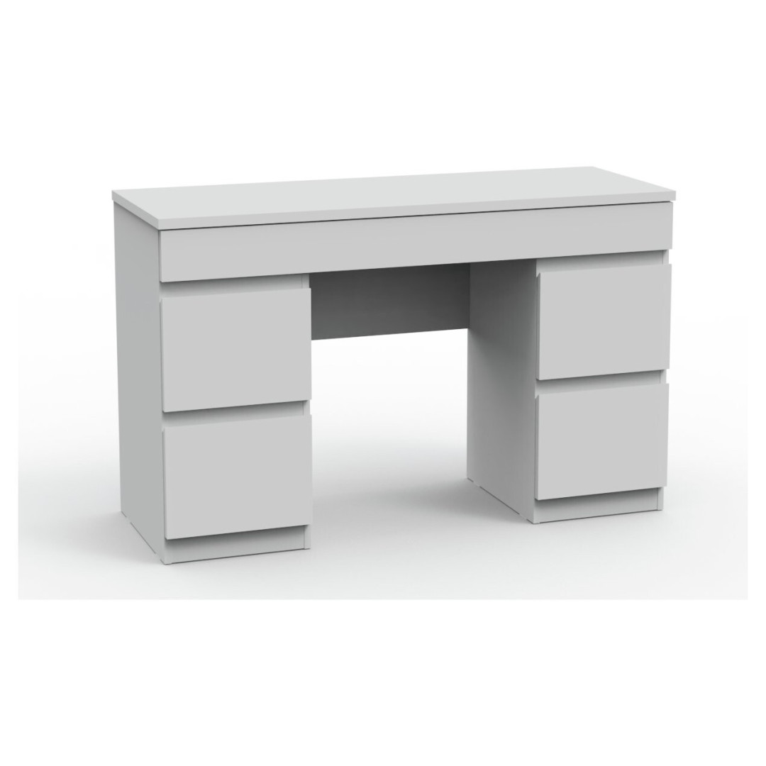 Jenson 5 Drawer Dressing Table - Matt White ( B Grade ) Jenson 5 Drawer Dressing Table - Matt White ( B Grade )