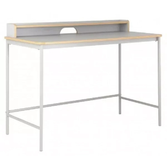 Plywood Edge Effect Desk | Modern Office Workstation Computer Table