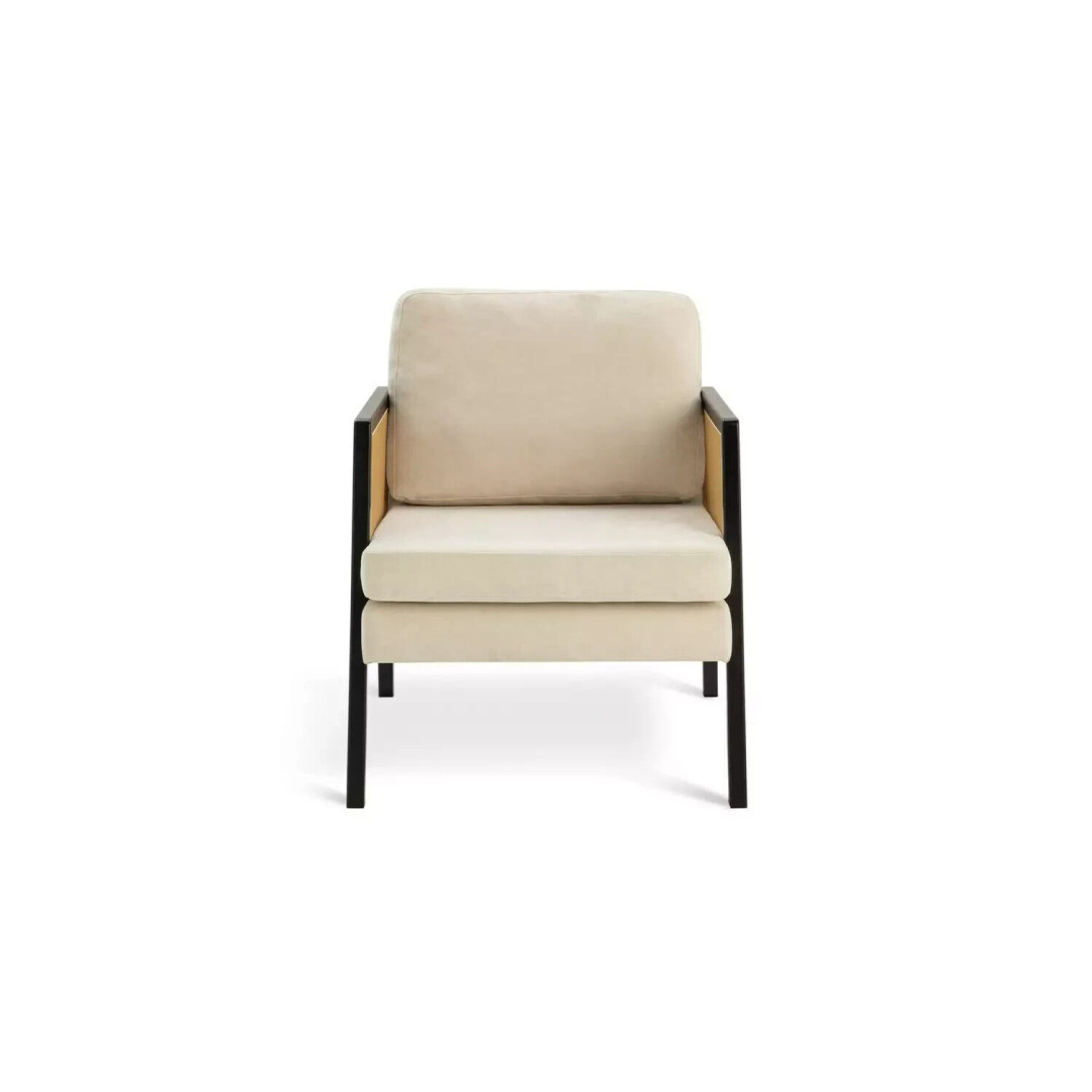 Rattan Armchair - Cream Rattan Armchair - Cream