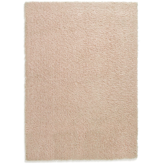 Cosy Recycled Blush Shaggy Rug - 290x200cm |  Large Living Room Carpet