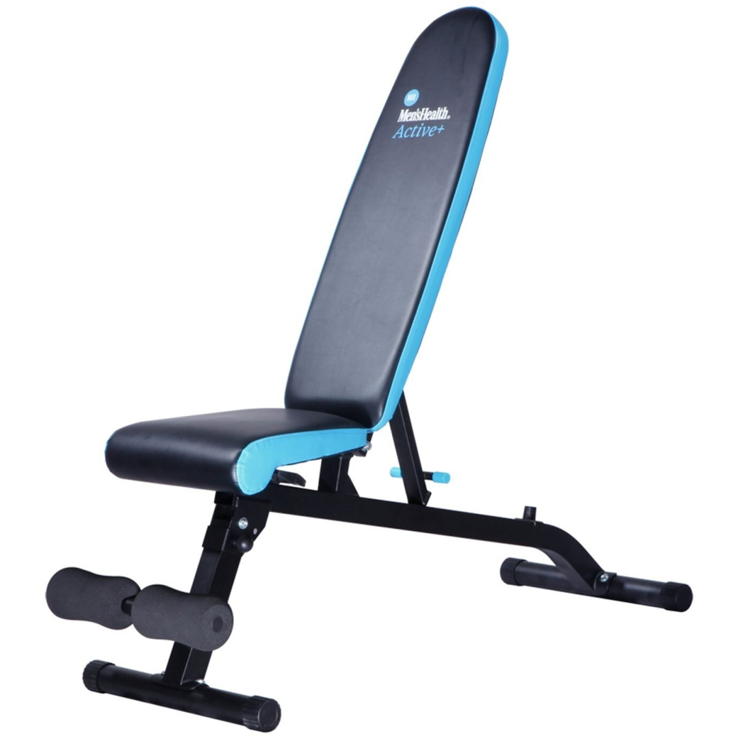 Men's Health Incline & Decline Flat Bench with Footrest Men's Health Incline & Decline Flat Bench with Footrest