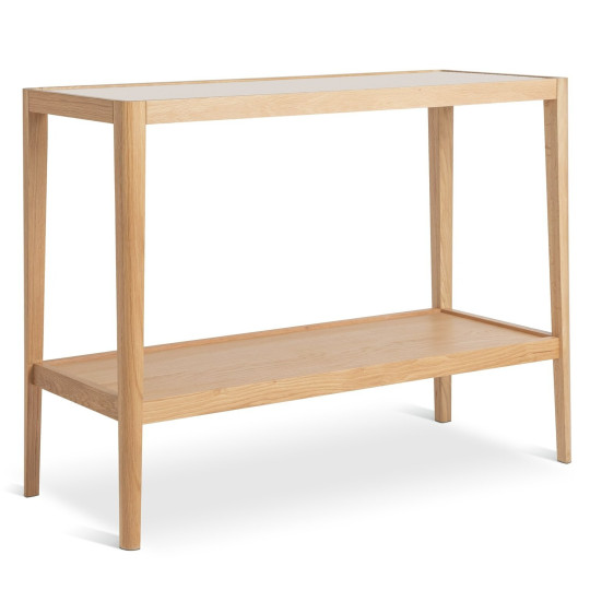 Camellia Console Table - Natural | Modern Wooden Hallway Side Table Storage Unit