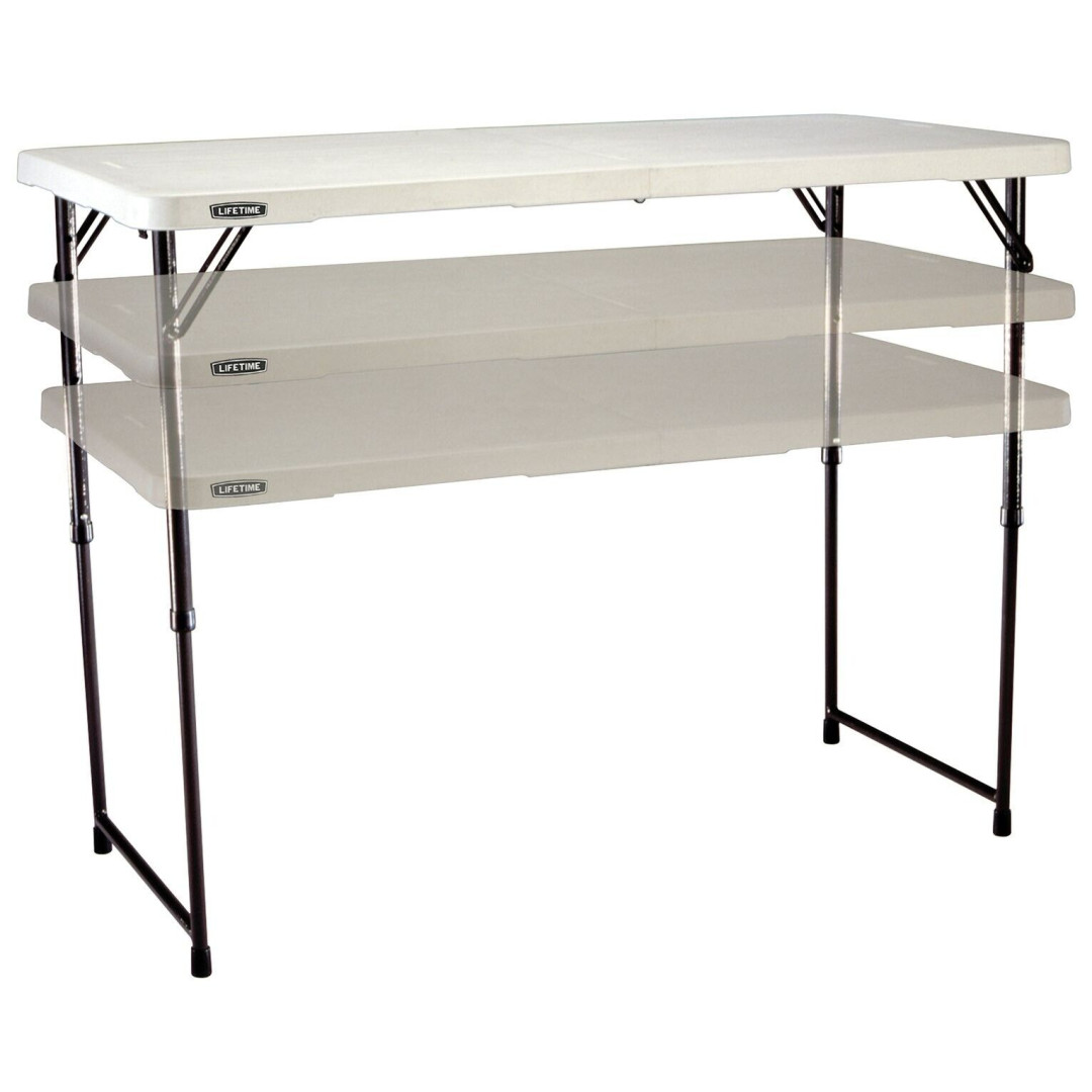 Lifetime Folding Height Adjustable Camping Table Lifetime Folding Height Adjustable Camping Table