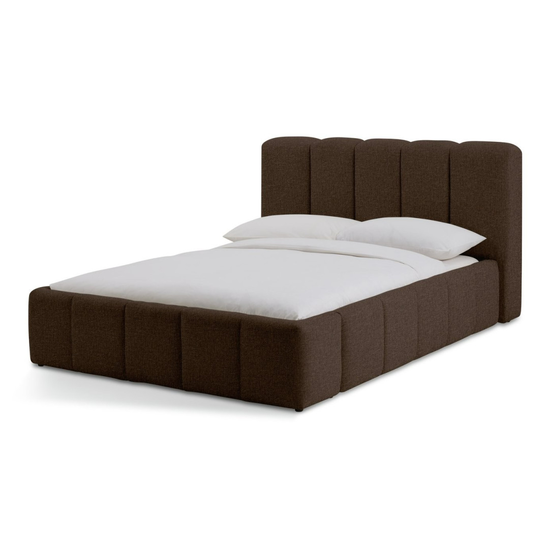 Malone Double End Lift Ottoman Bed - Brown | Magnificent Sleep Solution Malone Double End Lift Ottoman Bed - Brown | Magnificent Sleep Solution