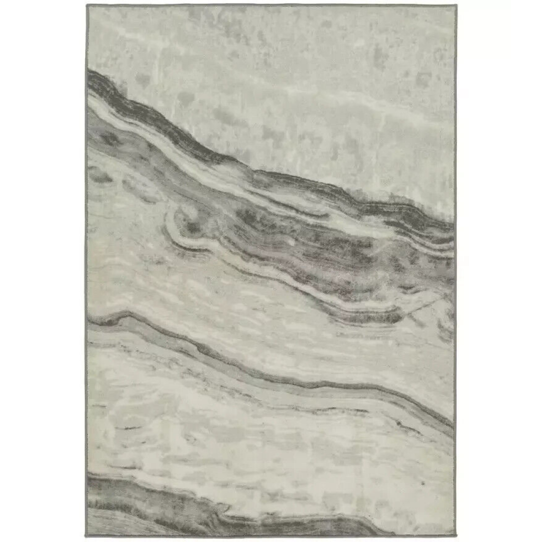 Glam Marble Cut Pile Rug - 160x230cm - Grey | Large Area Carpet, Soft Modern Glam Marble Cut Pile Rug - 160x230cm - Grey | Large Area Carpet, Soft Modern